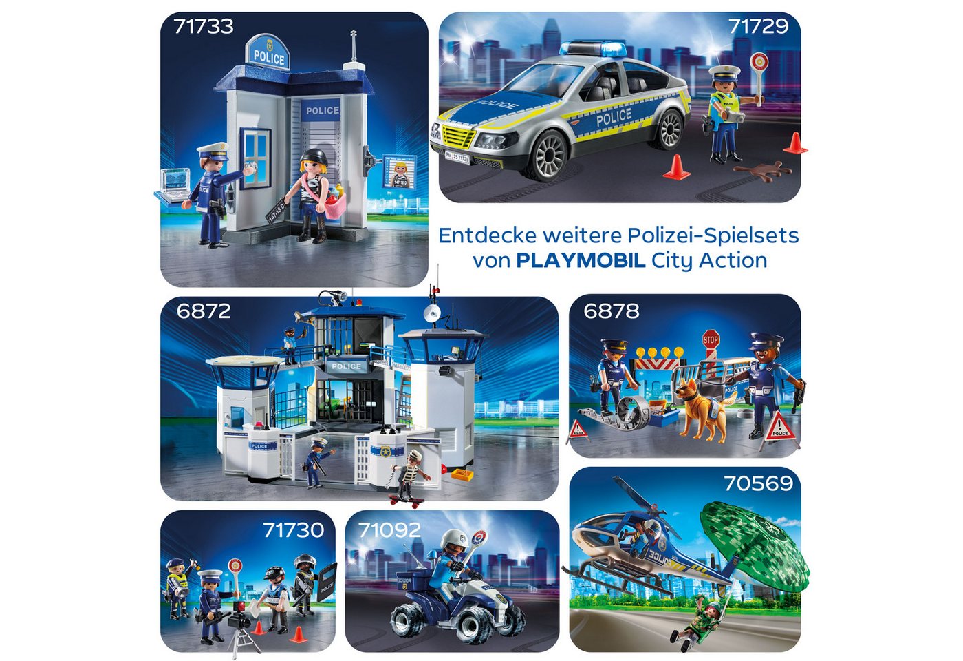Playmobil® Polizei Ermittlungszimmer (71733), Playmobil Action Heroes Konstruktions-Spielset, (38 St), Made in Europe – Bild 5 von 5