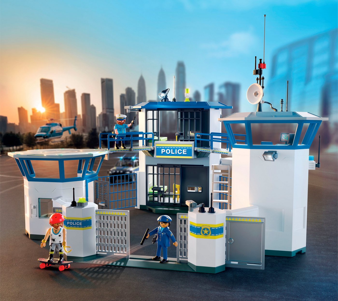 Playmobil® Polizei-Kommandozentrale (71873), Action Heroes Konstruktions-Spielset, (253 St), Made in Europe – Bild 2 von 5