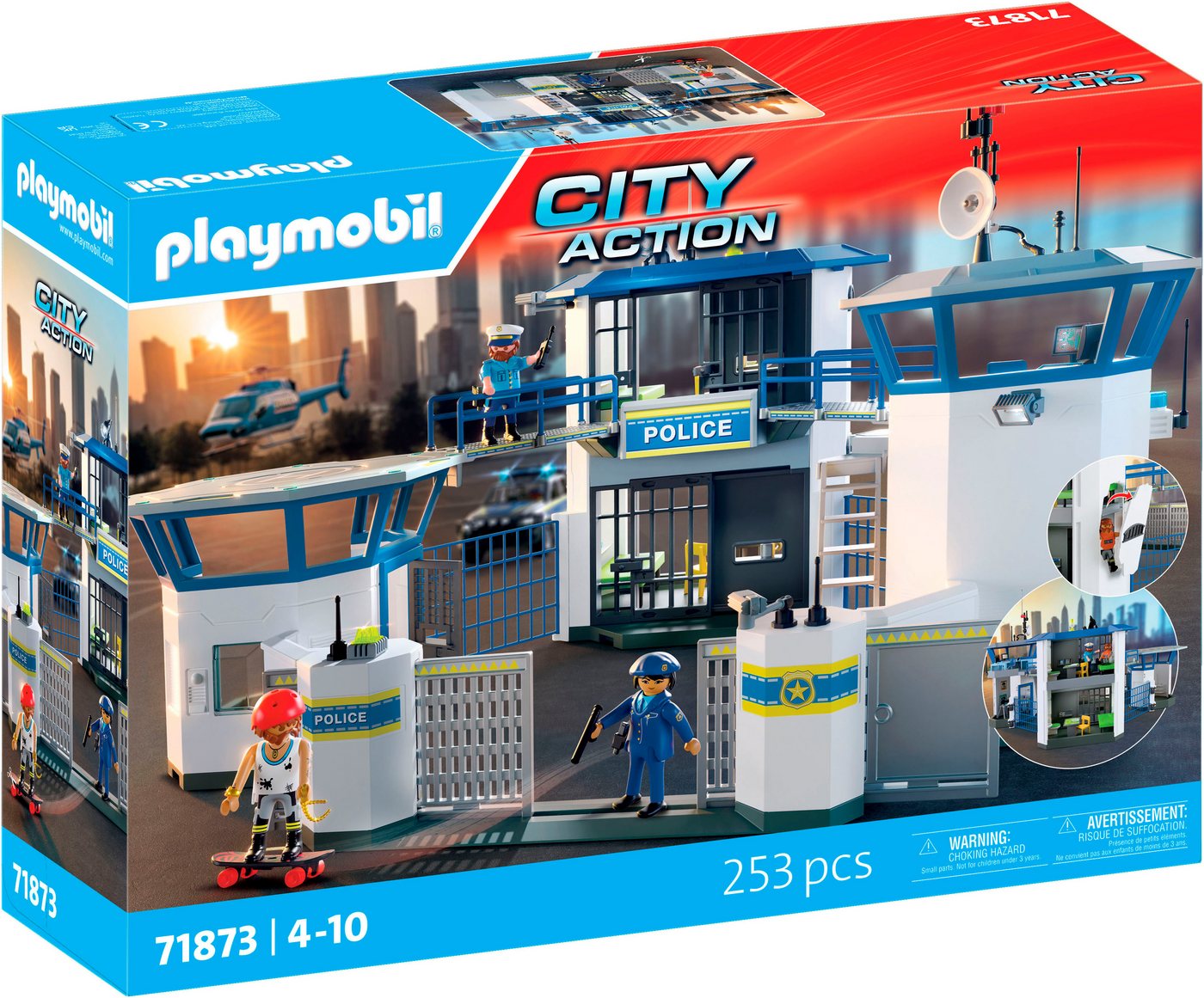 Playmobil® Polizei-Kommandozentrale (71873), Action Heroes Konstruktions-Spielset, (253 St), Made in Europe – Bild 3 von 5