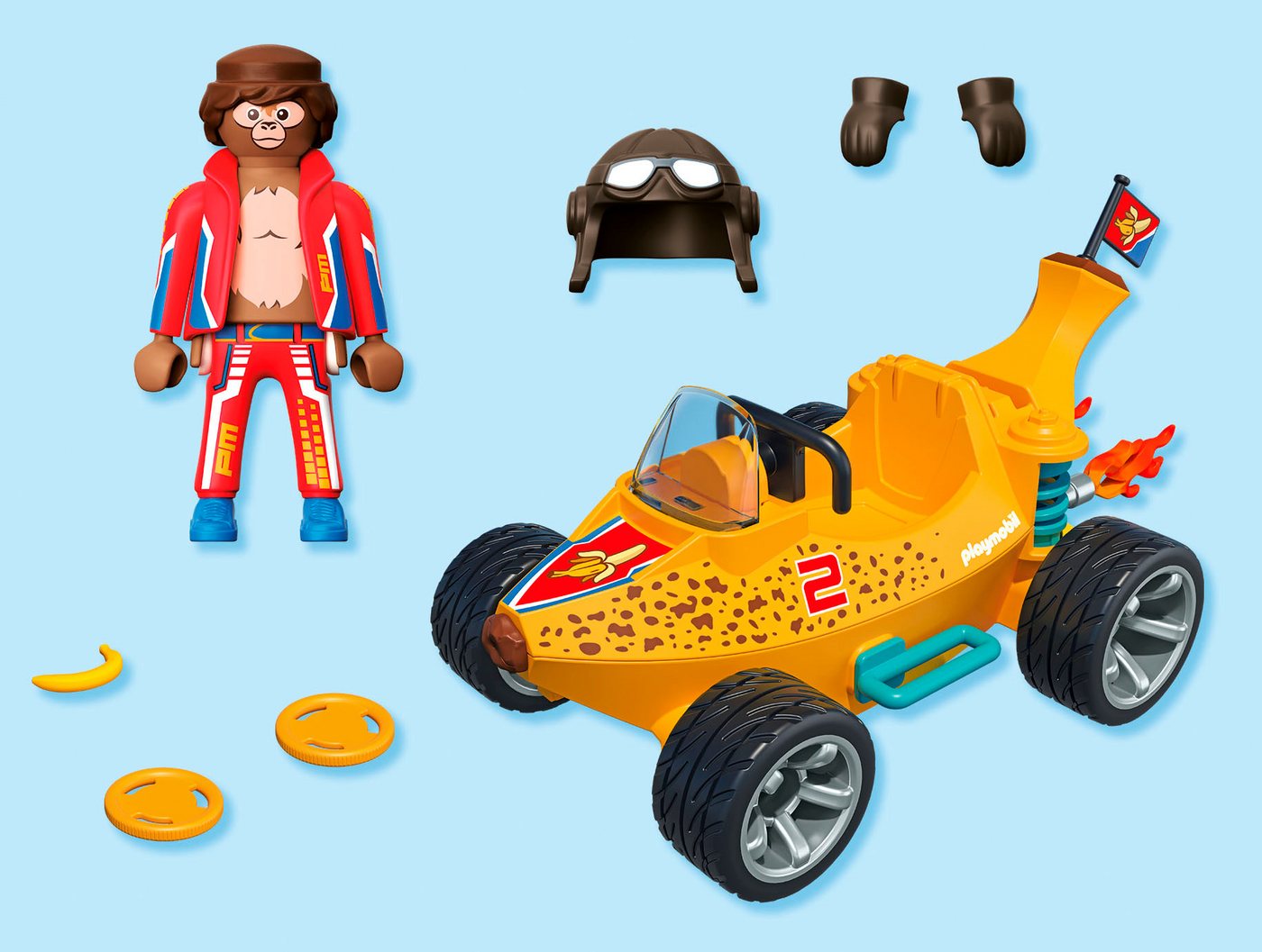Playmobil® Rasende Banane (71717), Funstars Konstruktions-Spielset, (31 St), Made in Europe – Bild 4 von 5