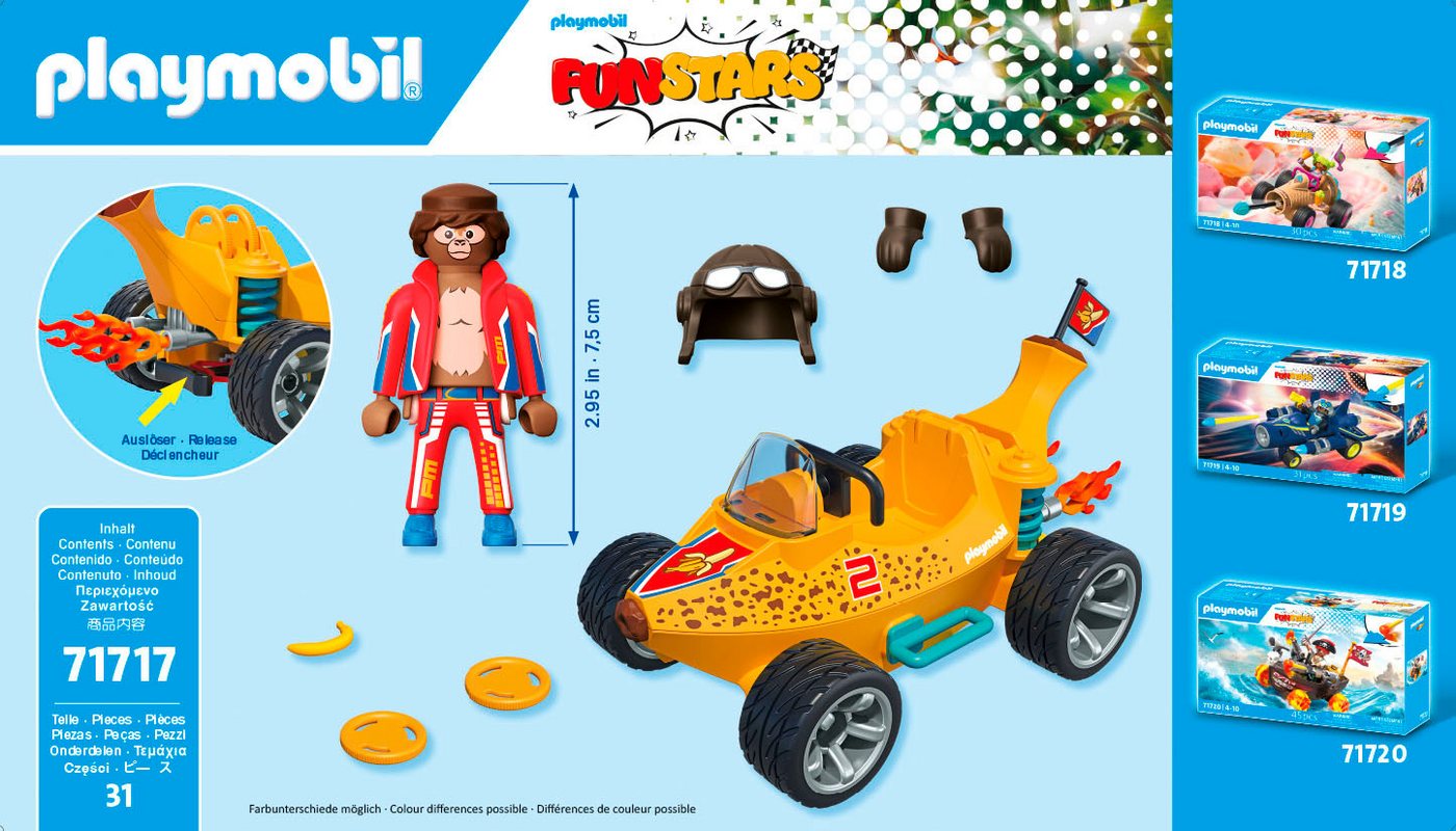 Playmobil® Rasende Banane (71717), Funstars Konstruktions-Spielset, (31 St), Made in Europe – Bild 5 von 5