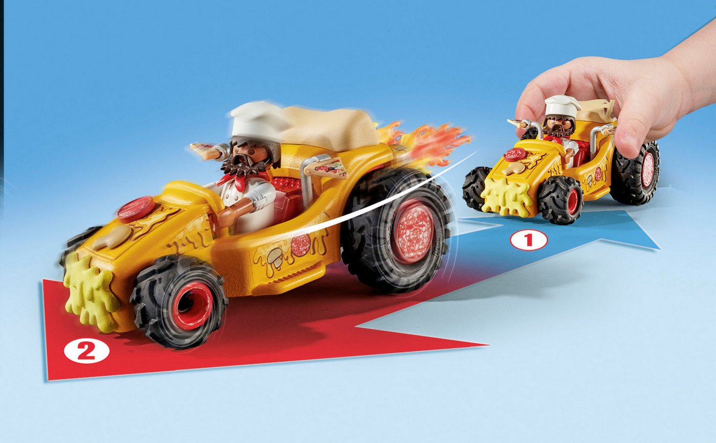Playmobil® Rasende Pizza (71634), Funstars Konstruktions-Spielset, (37 St), Made in Europe – Bild 2 von 5