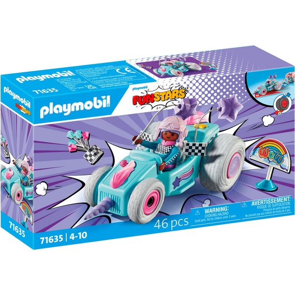 Playmobil® Rasendes Einhorn (71635), Funstars Konstruktions-Spielset, (46 St), Made in Germany
