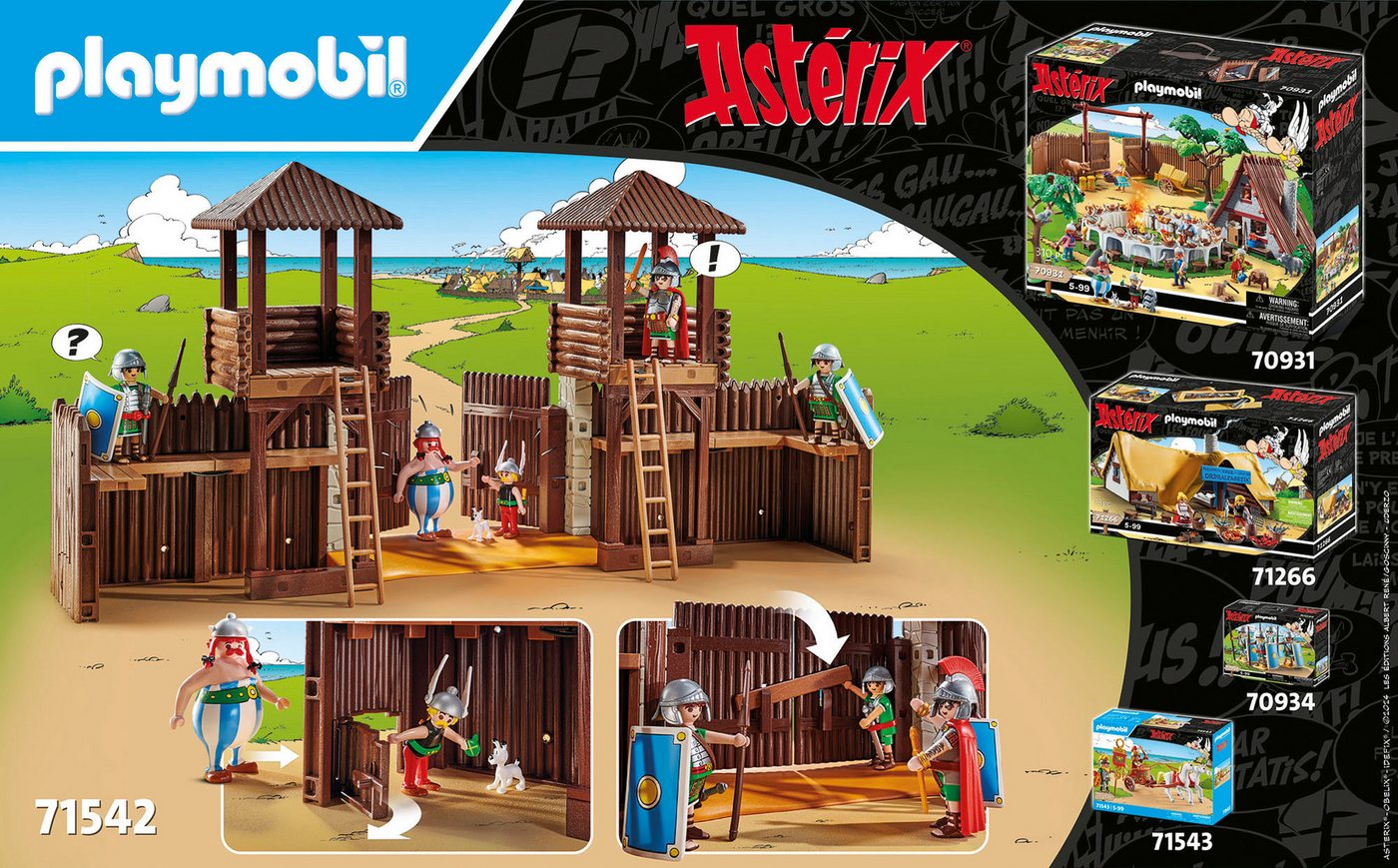 Playmobil® Römerlager (71542), Asterix Konstruktions-Spielset, (181 St), Made in Europe – Bild 3 von 5
