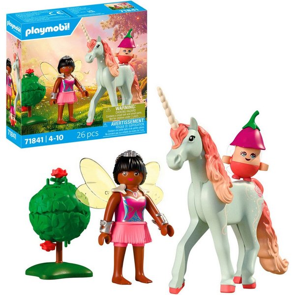Playmobil® Sammeleinhorn, Himmelsrose mit Fee (71841), Princess Magic Konstruktions-Spielset, (26 St)