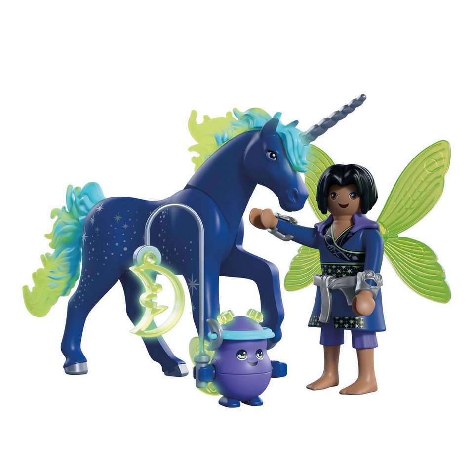 Playmobil® Sammeleinhorn Mondschein mit Fee (72217), Fantasy & Magic Konstruktions-Spielset, (21 St) – Bild 2 von 3