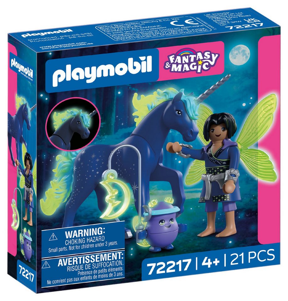 Playmobil® Sammeleinhorn Mondschein mit Fee (72217), Fantasy & Magic Konstruktions-Spielset, (21 St) – Bild 3 von 3