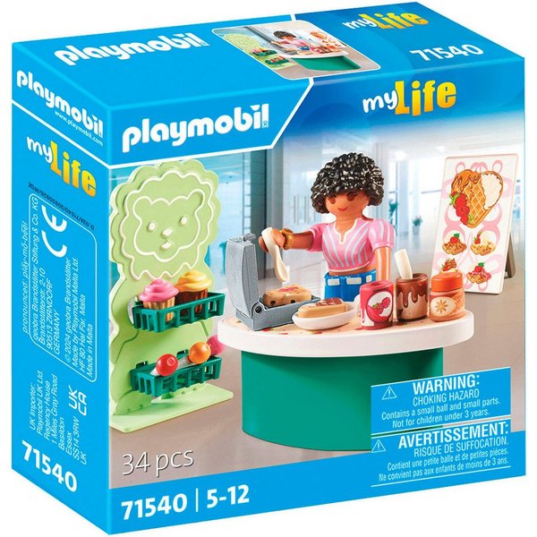 Playmobil® Süßigkeitenstand (71540), My Life Konstruktions-Spielset, (34 St), Made in Europe