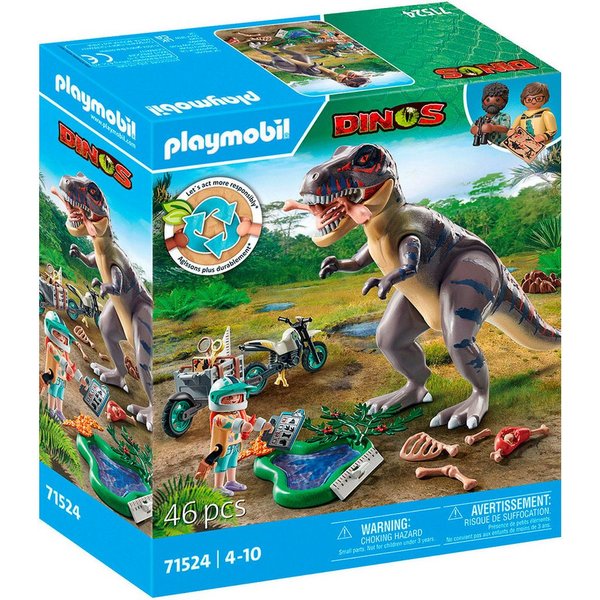 Playmobil® T-Rex-Spurensuche (71524), Dinos Konstruktions-Spielset, (46 St), Made in Europe