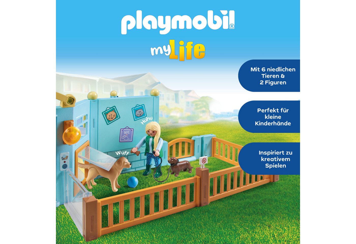 Playmobil® Tierhotel (71742), Playmobil My Life Konstruktions-Spielset, (191 St), Made in Europe – Bild 3 von 5