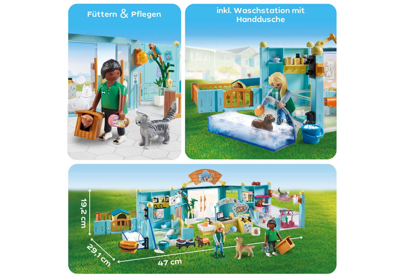 Playmobil® Tierhotel (71742), Playmobil My Life Konstruktions-Spielset, (191 St), Made in Europe – Bild 4 von 5