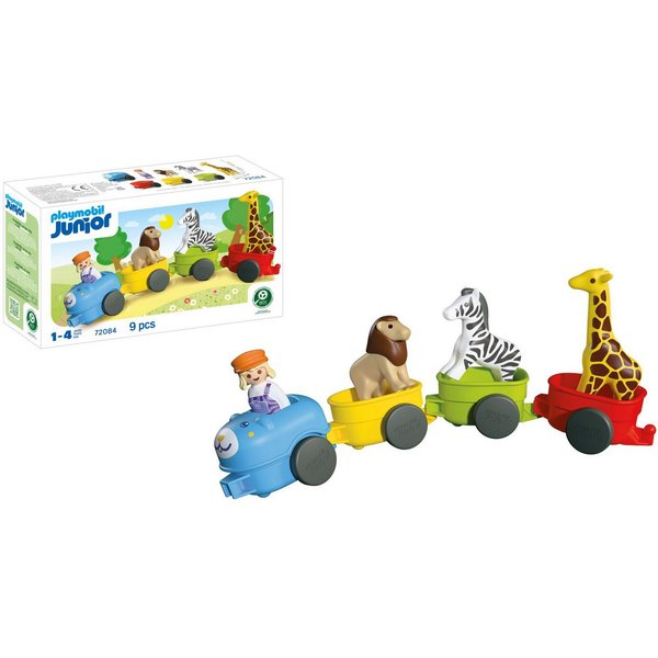 Playmobil® Tierzug (72084), JUNIOR Konstruktions-Spielset, Made in Europe