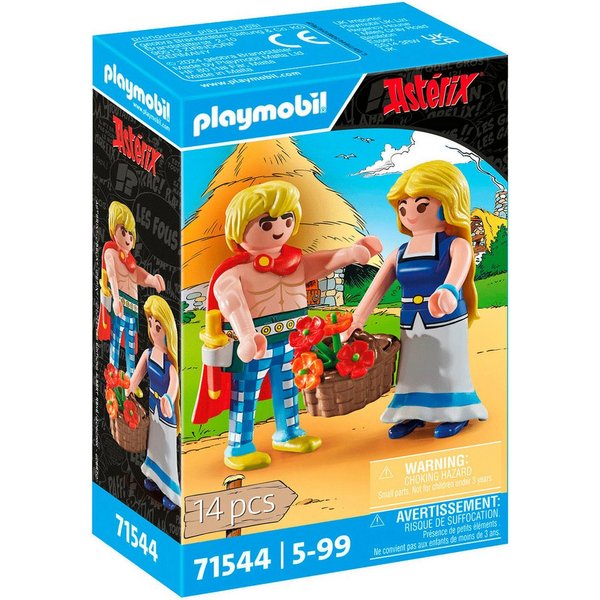 Playmobil® Tragicomix und Falbala (71544), Asterix Konstruktions-Spielset, (14 St), Made in Europe
