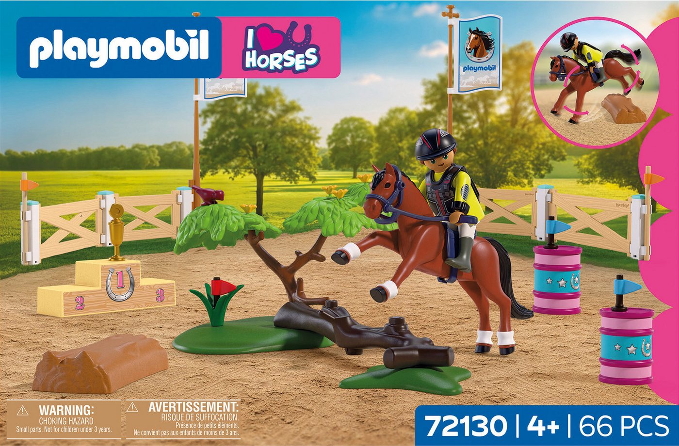Playmobil® Turnierreitplatz (72130), I Love Horses Konstruktions-Spielset, (66 St), Made in Europe – Bild 5 von 5