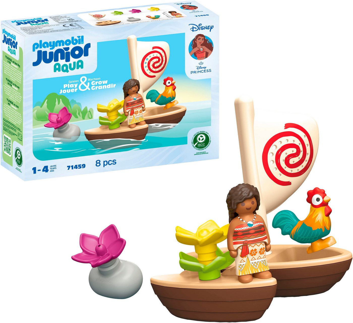 Playmobil® Vaiana Katamaran (71459), JUNIOR & Disney Konstruktions-Spielset, (8 St), Made in Europe – Bild 3 von 5