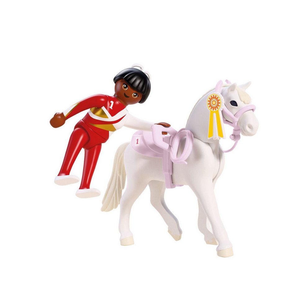Playmobil® Voltigieren (72134), I Love Horses Konstruktions-Spielset, (17 St), Made in Europe – Bild 2 von 3