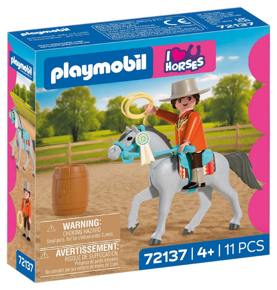 Playmobil® Westernreiten (72137), I Love Horses Konstruktions-Spielset, (11 St), Made in Europe – Bild 3 von 3