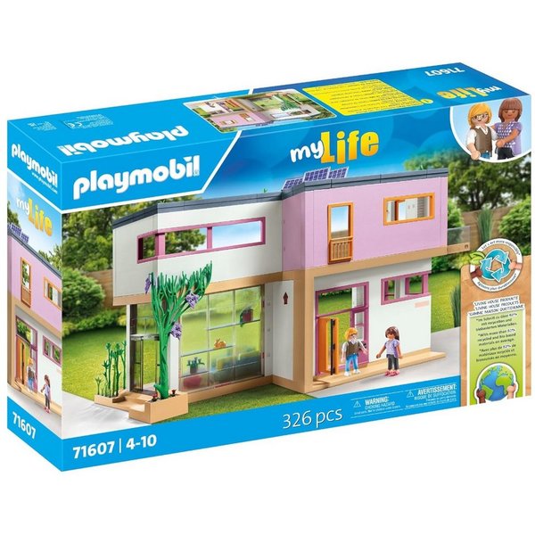 Playmobil® Wohnhaus mit Wintergarten (71607), myLife Konstruktions-Spielset, (326 St), Made in Germany