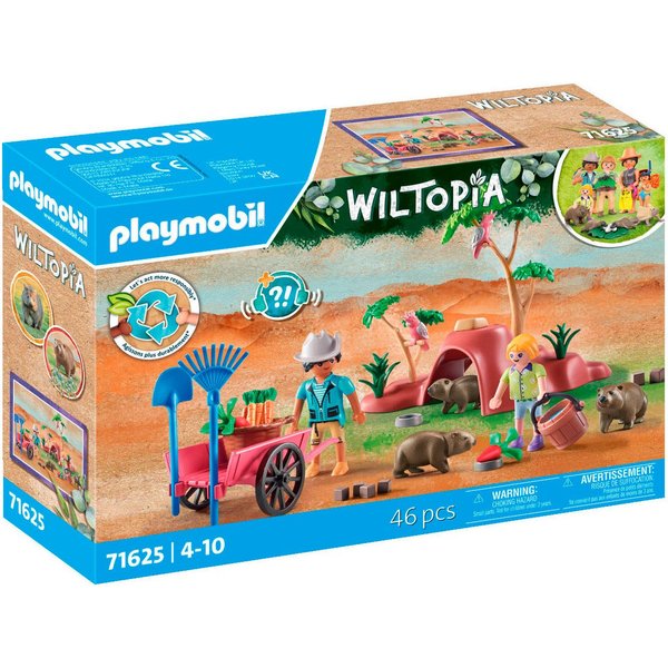 Playmobil® Wombat Unterschlupf (71625), Wiltopia Konstruktions-Spielset, (47 St), Made in Germany