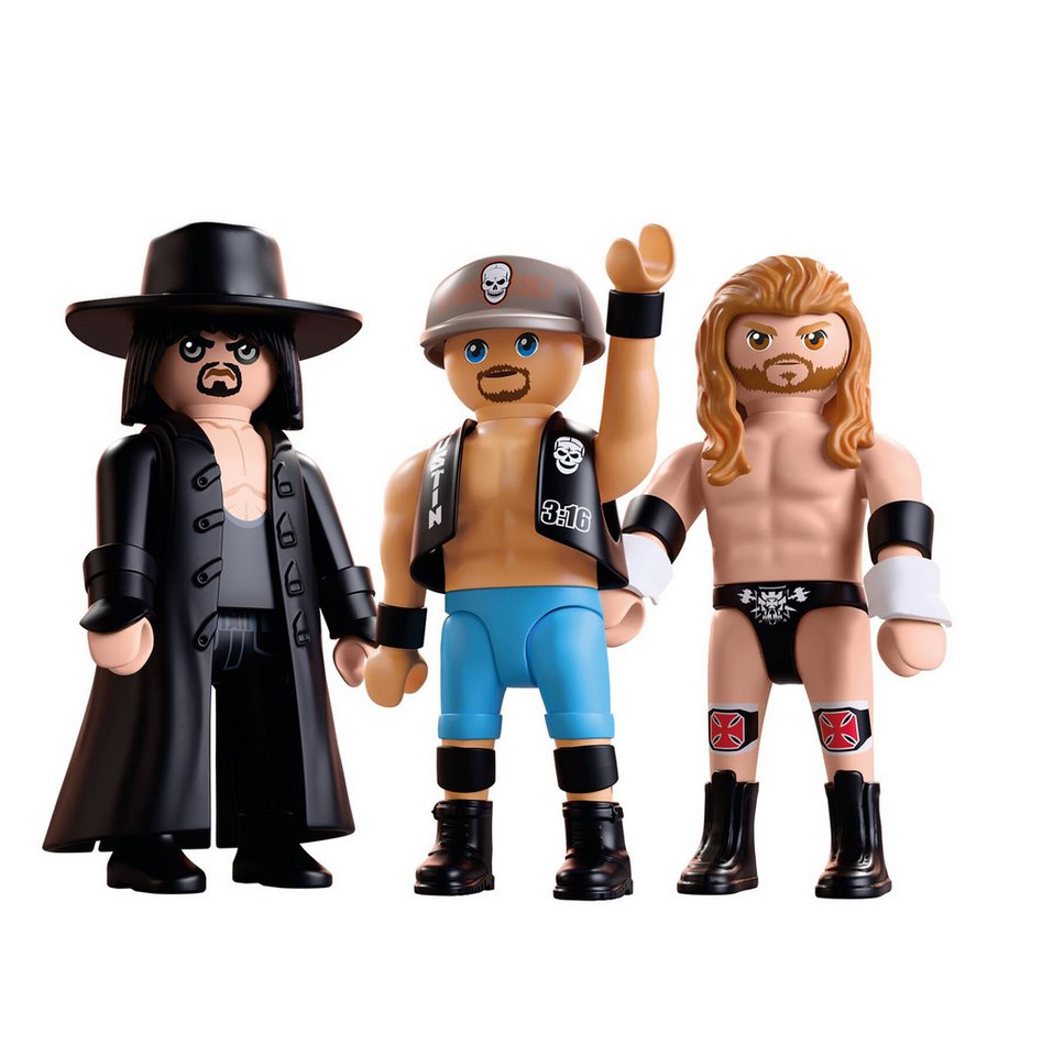 Playmobil® WWE Attitude Era Multipack (71957), WWE Konstruktions-Spielset, Made in Europe – Bild 2 von 3