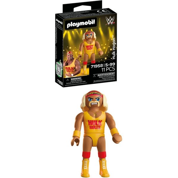 Playmobil® WWE Hulk Hogan (71958), WWE Konstruktions-Spielset, Made in Europe