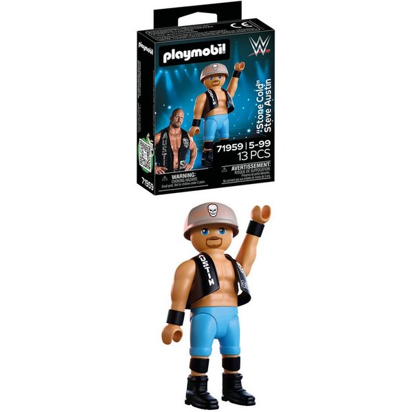 Playmobil® WWE "Stone Cold" Steve Austin (71959), WWE Konstruktions-Spielset, Made in Europe