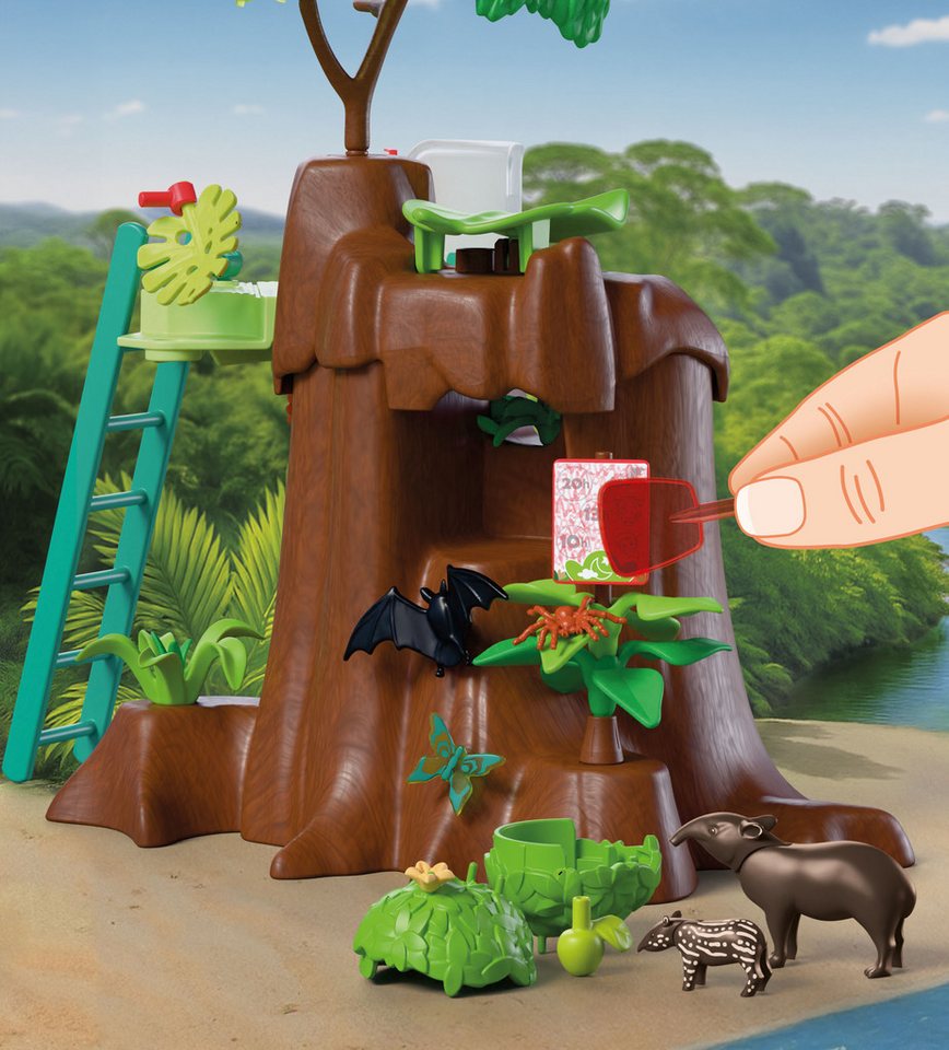 Playmobil® Zoo: Dschungelabenteuer (72071), Animals & Friends Konstruktions-Spielset, (86 St), Made in Europe – Bild 5 von 5