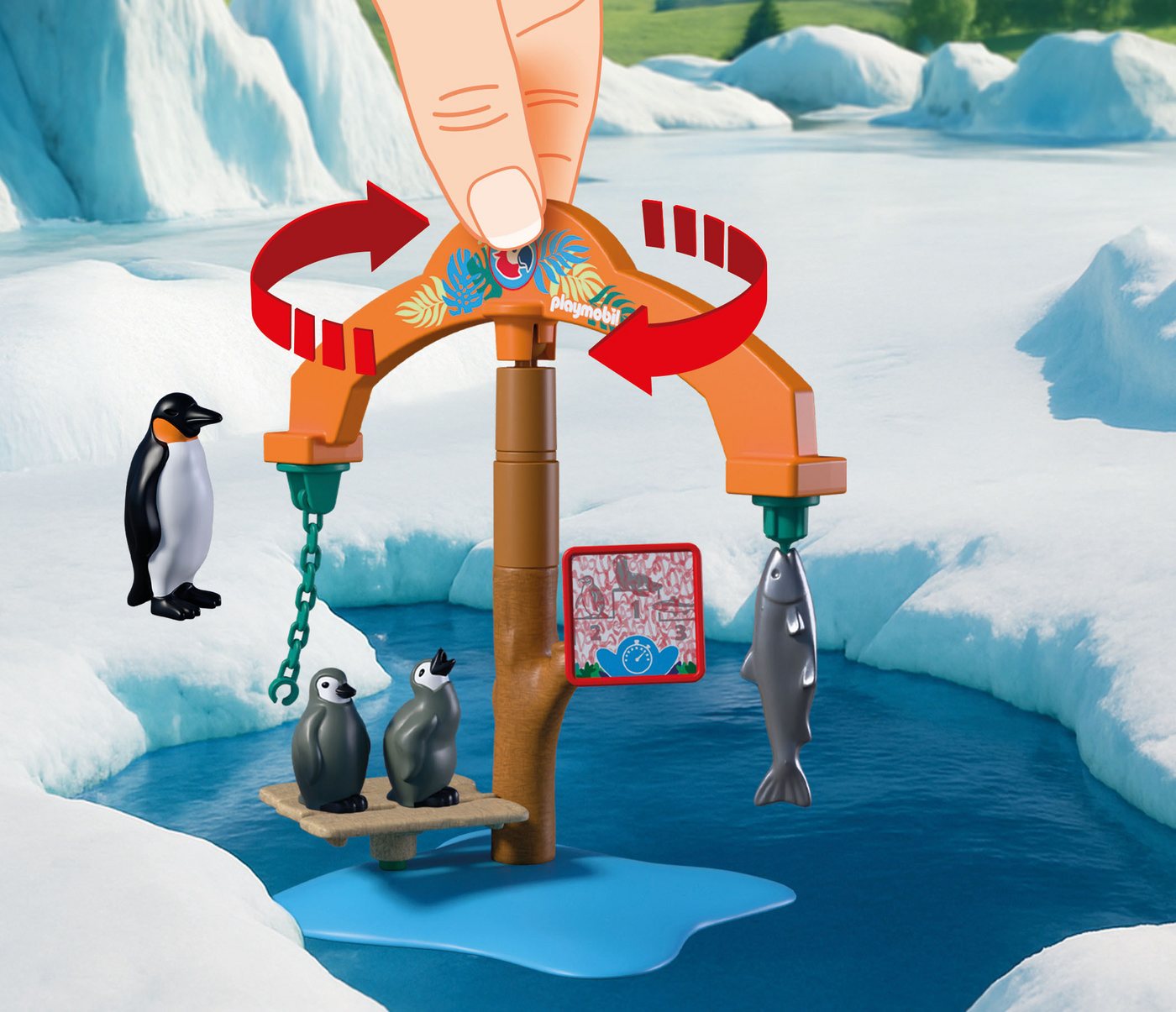 Playmobil® Zoo: Eis-Expedition (72073), Animals & Friends Konstruktions-Spielset, (36 St) – Bild 4 von 5
