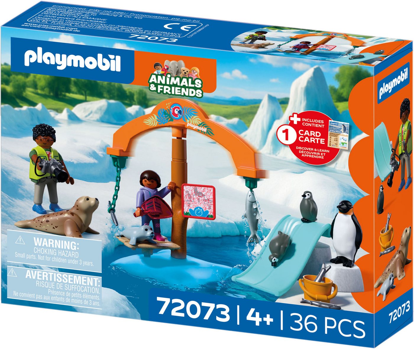Playmobil® Zoo: Eis-Expedition (72073), Animals & Friends Konstruktions-Spielset, (36 St) – Bild 5 von 5