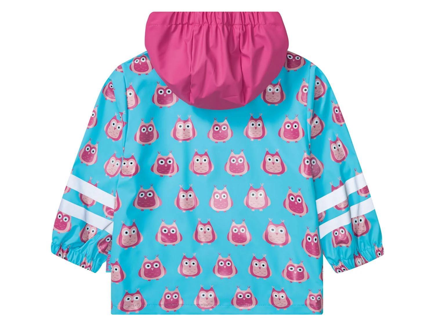 PLAYSHOES Baby Kleinkinder Regenjacke, wind und wasserdicht (Eulen, 86/92) – Bild 4 von 4