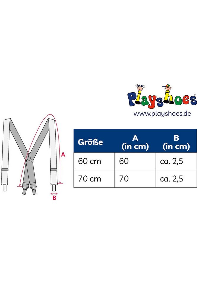 Playshoes Hosenträger Hosenträger gestreift – Bild 2 von 2