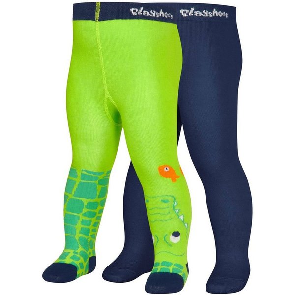 Playshoes Strumpfhose Strumpfhose Krokodil 2er Set