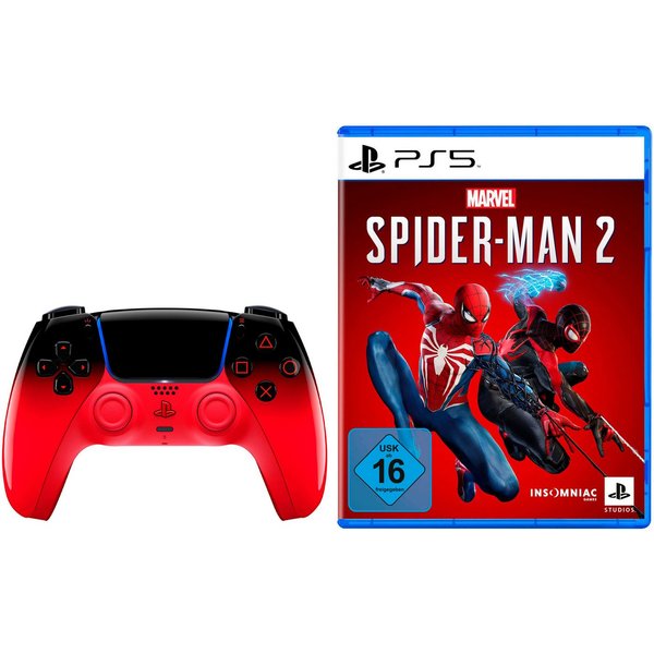 PlayStation 5 DualSense Wireless Hyperpop + Spiderman 2 Wireless-Controller