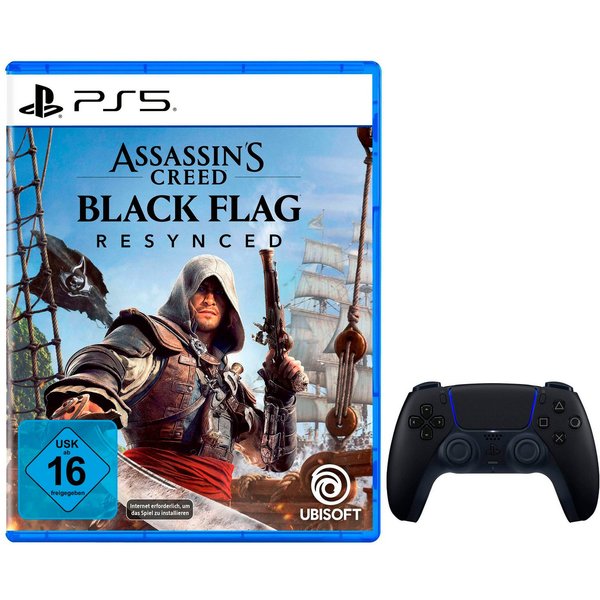 PlayStation 5 PS5 Controller + PS5 Assassin’s Creed Black Flag Resynced Wireless-Controller
