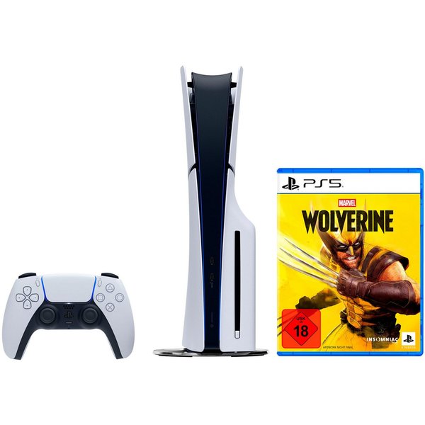 PlayStation 5 PS5 Disk Edition (Slim) inkl. Marvel's Wolverine 1000TB