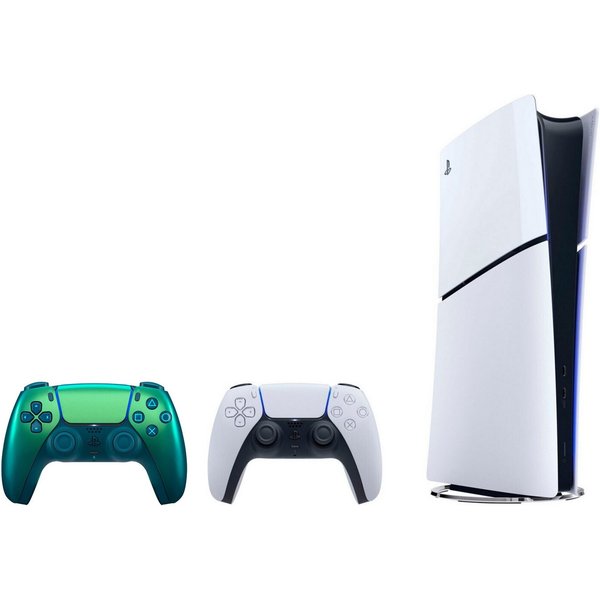 Playstation Playstation PS5 Digital Slim 825GB + 2. Con Chroma Teal Bundle (Set, 2 St., inkl. 2. DualSense Controller)