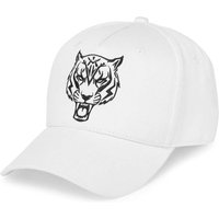PLEIN SPORT Baseballkappe TIGER, Größe 0 in Weiß