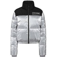 PLEIN SPORT Bomberjacke, Größe L in Silber
