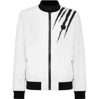 PLEIN SPORT Bomberjacke SCRATCH, Größe M in Weiß