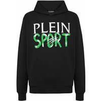 PLEIN SPORT Hoodie, Größe XL in Schwarz