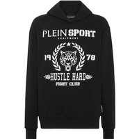 PLEIN SPORT Hoodie, Größe L in Schwarz