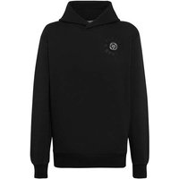 PLEIN SPORT Hoodie, Größe XXL in Schwarz