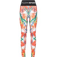 PLEIN SPORT Jogging-Leggings, Größe XXL in Weiß