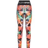 PLEIN SPORT Jogging-Leggings, Größe M in Schwarz