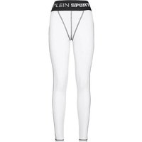 PLEIN SPORT Jogging-Leggings, Größe XL in Weiß