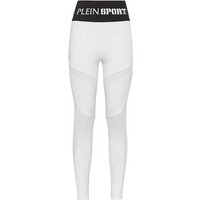 PLEIN SPORT Jogging-Leggings MULTICUT, Größe L in Weiß