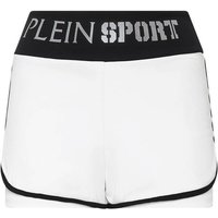 PLEIN SPORT Jogging-Shorts, Größe S in Weiß