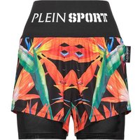 PLEIN SPORT Jogging-Shorts, Größe S in Schwarz
