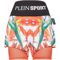 PLEIN SPORT Jogging-Shorts, Größe XS in Weiß