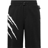 PLEIN SPORT Jogging-Shorts SCRATCH, Größe XS in Schwarz